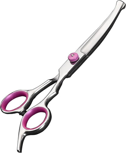 Dog Grooming Scissors,with Safety Round Tips Stainless Steel Pet Grooming Scissors for Dogs, Cats and Other Animals