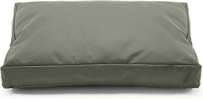 Dog Bed Cover36Lx27Wx4H Inch.Waterproof Heavy Duty Durable Oxford Dog Bed Replacement Covers with Zipper.Washable Removable Pet Bed Mattress Protector Cover.Greyish Green,Cover Only.