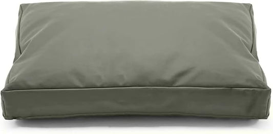 Dog Bed Cover36Lx27Wx4H Inch.Waterproof Heavy Duty Durable Oxford Dog Bed Replacement Covers with Zipper.Washable Removable Pet Bed Mattress Protector Cover.Greyish Green,Cover Only.