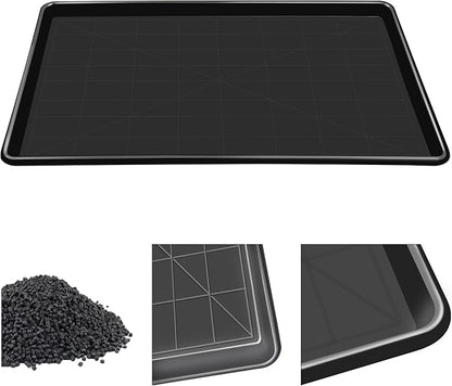 Dog Crate Tray 36" - ChewProof Replacement Pan, Easy to Clean, Easy to Assemble,Ideal for Potty Training - Perfect for Pet Crates & Kennels (1PCS-Tray 35.5" fit 37" Crate)