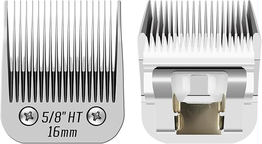 5/8HT（64930） Blade Dog Grooming Clipper Replacement Blades Compatible with Andis Dog Clippers,Detachable Stainless Steel Blade,Size-5/8 HT, Cut Length-5/8 Inch