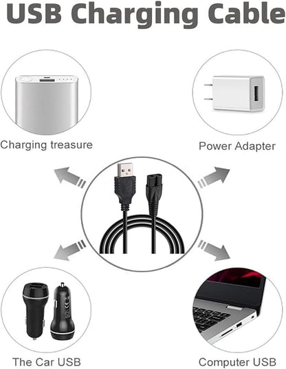 for unibono Dog Grooming Power Charger Clippers Charging Cord Compatible with unibono Dog Clippers Hair Trimmer Charger