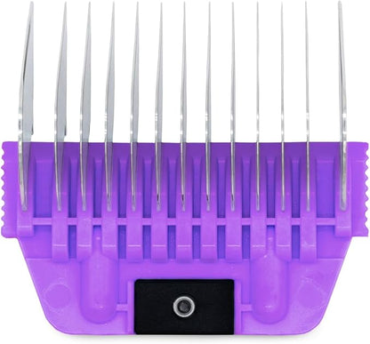 A Series Wide 6mm 1/4" Metal Comb, Dog Grooming Blades for Smooth Coat, Professional, Durable, Precise, Compatible with A Series Clippers