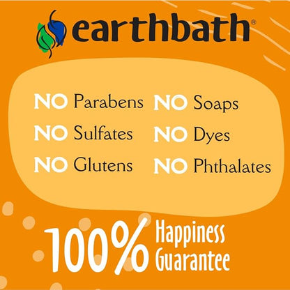 earthbath, Vanilla & Almond 3-in-1 Dog & Puppy Deodorizing Spritz - Dog Odor Eliminator for Strong Odor, Cruelty-Free Dog Cologne, Dog Wash Spray, Made in USA, Dog Bathing Supplies - 8 Oz (2 Pack)