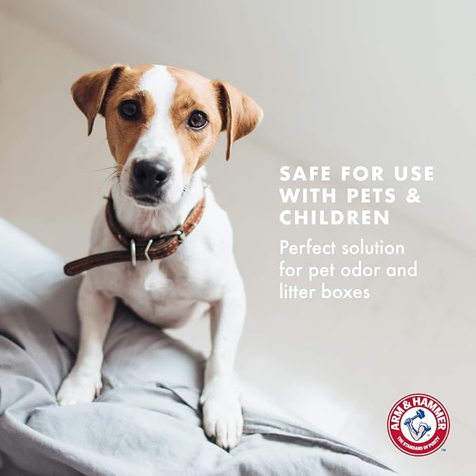 Arm & Hammer for Pets Air Care Calming Bamboo Charcoal Air Purifying Bag in Lavender Vanilla Scent | 17.6 oz Odor Absorbing Charcoal Bag | Easy Pet Odor Eliminator for Pet Households (FF12537)