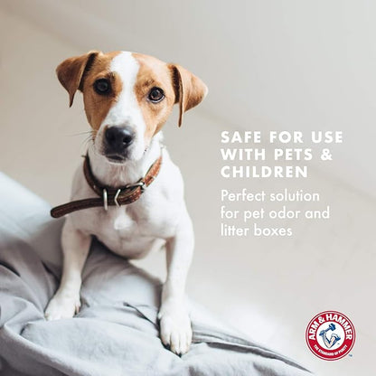 Arm & Hammer for Pets Air Care Calming Bamboo Charcoal Air Purifying Bag in Lavender Vanilla Scent | 17.6 oz Odor Absorbing Charcoal Bag | Easy Pet Odor Eliminator for Pet Households (FF12537)
