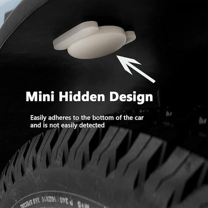 Car Tracker GPS Tracker for Vehicles,No Monthly Fee Car GPS Tracker,Real Time GPS Tracking Device with Magnetic Case,Global Coverage Location Tracker for Car,Kids,Elderly,Pet,Items (White,2PCS)