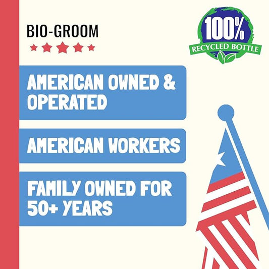 Bio-Groom Lemongrass & Verbena Dog Shampoo - Natural Scent Pet Shampoo, Baobab Protein, Cat & Dog Bathing Supplies, Puppy Wash, Cruelty-Free, Made in USA, Quick Rinse Cat Shampoo - 1 Gallon