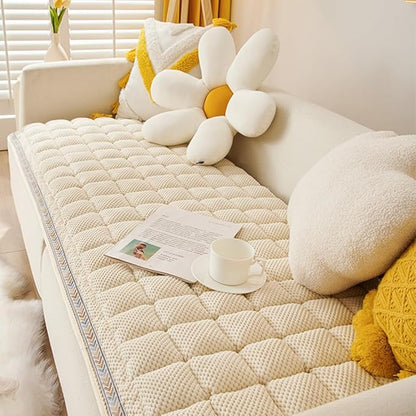 Dog Couch Cover Protector, Couch Cover for Dogs Washable, Pet Couch Covers for Sofa, Non Slip Dog Bed Sofa Cover (Beige, 27.6" x 82.7")