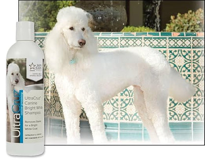 UltraCruz Canine Bright White Dog Shampoo, 16 oz