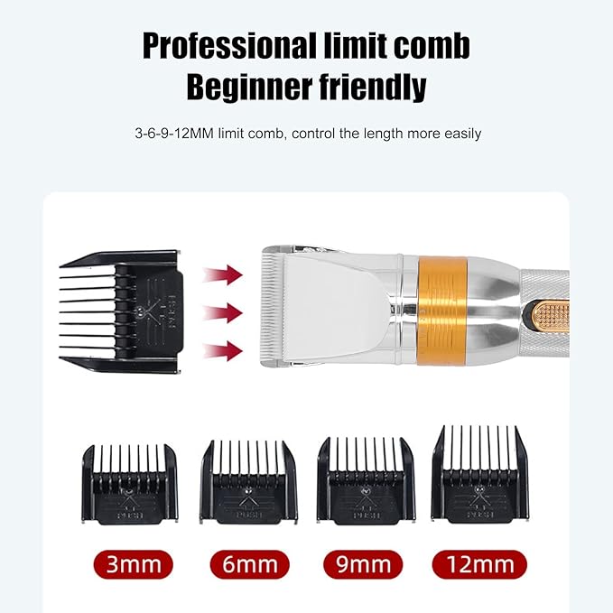 Professional Sheep Shears, Farm Electric Shearing Clipper for Sheep Goats Cats Dogs Pets (US Plug)