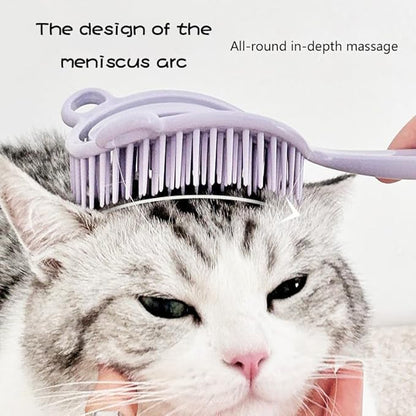 Pet Brush, hair cleaning brush, massage brush, blow brush, Pet Massage, Cleaning & Massaging for Removing Loose Hair, for Small Dogs Puppy Yorkie Poodle Rabbits Cats,