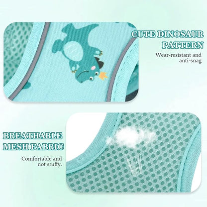 Step in Dog Harness and Leash Set, Flower Adjustable Easy Walk Puppy Harnesses, Soft Mesh No Pull Pet Vest Harness for Small Medium Dogs(Green, M)