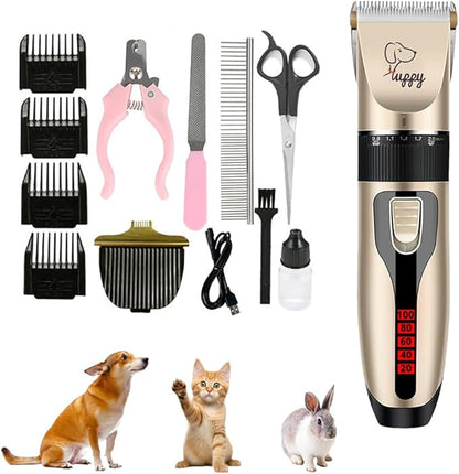 Dog Clippers for Grooming Hair Shaver for Pets Suitable for Pets Such As Dogs, Cats, Rabbits and Sheep Can Also Be Used for Topical Hair Trimming