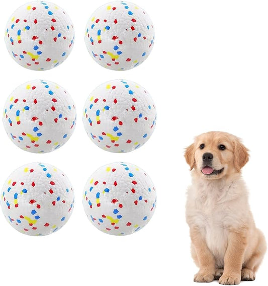 Dog Balls for Dogs:6 Pack 2.3 Inch Balls Compatible with Ball Launchers, for Puppy Dogs Medium Playing Exercise and Practice
