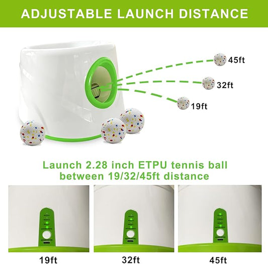 Automatic Ball Launcher for Dogs with 6 Balls