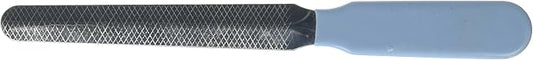 Pet Nail File. Durable Metal with Curvy Edges & Soft Rubber Handle! Best & Simplest Solution for Pet Nail Fling/Trimming,Blue