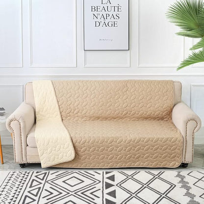 Ameritex Pet Bed Cover Dog Bed Blanket for Sofa and Furniture Waterproof New Pattern Design (52x82 Inch, Beige)
