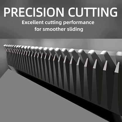 Detachable Pet Dog Grooming Blades, Combination Package, Compatible with Ainds, Oster A5, Wahl KM-10 and Other Series Clippers, Size: Combination Package Blade 0.25~13mm Cut Length.Black-8Pcs.