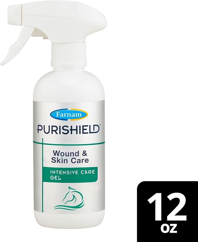 Farnam Purishield Intensive Care Gel, Promotes Healing*, Relief, Protection for 36 Hours*, for Wounds on Horses, Dogs, Cats & Livestock