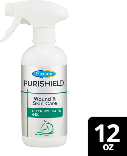 Farnam Purishield Intensive Care Gel, Promotes Healing*, Relief, Protection for 36 Hours*, for Wounds on Horses, Dogs, Cats & Livestock