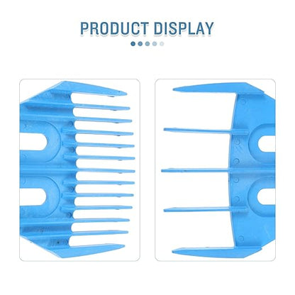 Kisangel 2pcs Sheep Shears Attachment Guard Electric Wool Shears Accessory Trimmer Guide Replacement Blades for Goat Shaver Accessory
