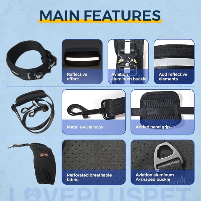 Breathable Dog Hip Support Brace for Large Dogs, Adjustable Canine Orthopedic Brace for Hip Dysplasia, Perfect for Supporting Dobermans(M)