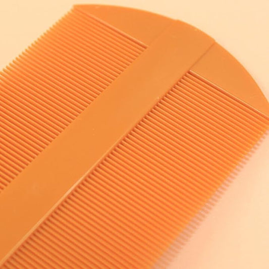 Fine Tooth Comb Amber Fine Tooth Portable Two Side Plastic Hair Comb Detangling Styler Edge Control Comb Grooming Accessory