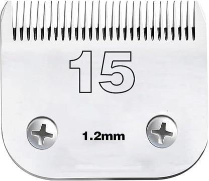 Dog Grooming Detachable Ceramic Blade Compatible with Andis Hair Clippers (15:3/64"(1.2mm))
