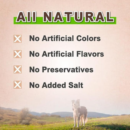 AFreschi Turkey Tendons for Dogs, USA-Sourced, Healthy Dog Treats, Rawhide-Free Puppy Chews, All Natural, Hypoallergenic Dog Treats, Classic Series, Soft Strips with Pumpkin, 3.5 oz Pack