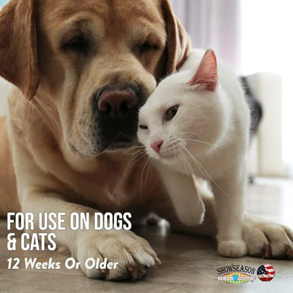 Showseason® Sugar Cookie Pet Conditioner 16 oz | Long-Lasting Odor Eliminator | Paraben-Free | Biodegradable and Non-Toxic | Made in USA