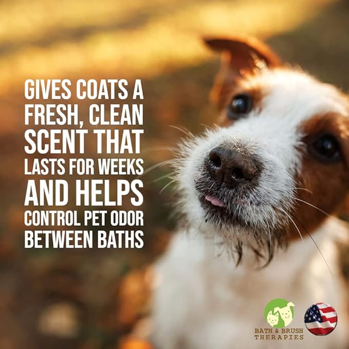 Bath & Brush Therapies Holiday Hug Pet Cologne 4.5 oz | Cruelty-Free | Odor Eliminator | Biodegradable and Non-Toxic | Made In The USA