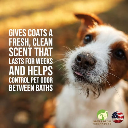 Bath & Brush Therapies® Pear Berry Pet Cologne 4.5 oz. For Dogs | Long-Lasting Odor Eliminator | Cruelty-Free | Paraben-Free | Biodegradable | Made in The USA