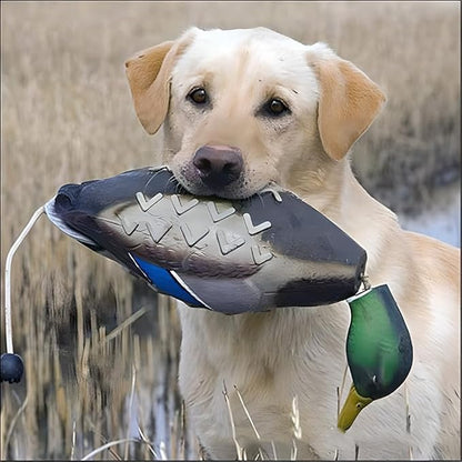 2 Pcs Duck Dummy Bumper Toys for Hunting Retriever Dog Training, Dog Retriever Outdoor Training Toy ，Hunting Duck Recognition Trainers, Foam Pet Interactive Toys