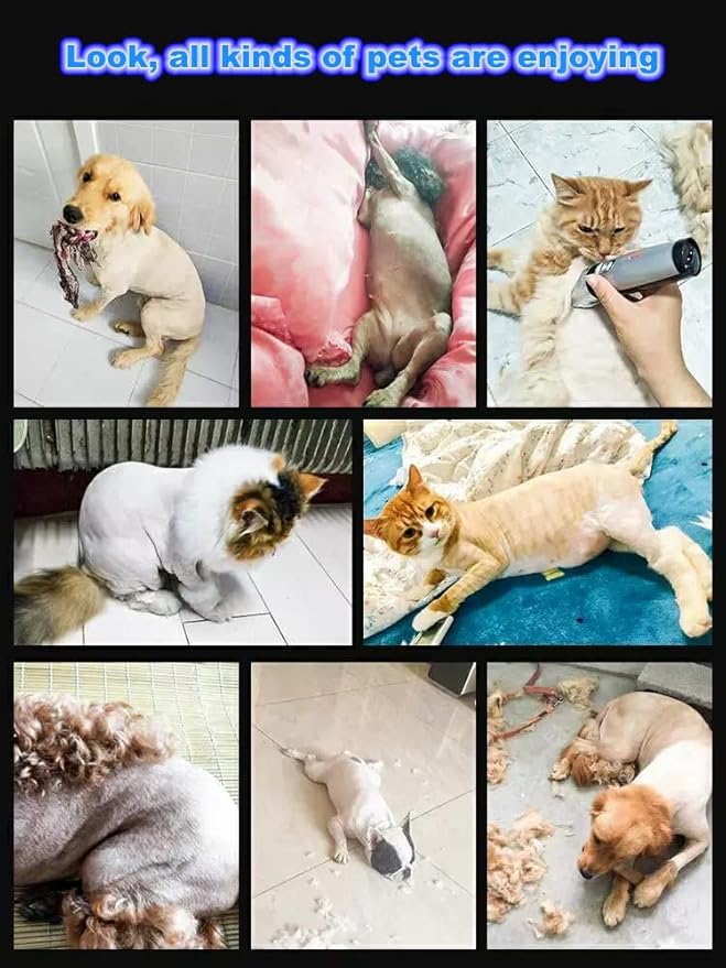 Detachable Pet Dog Grooming Clipper Blades,Compatible with Andis Size-7FC Cut Length 1/8"(3.2mm),Compatible with Oster A5,Wahl KM Series Clippers