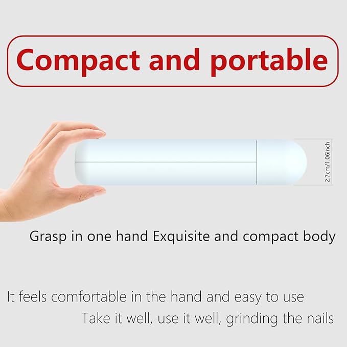 Dog Nail Trimmers-Powerful 2-Speed Dog Nail Grinder-with Safe LED Lighting and Battery Capacity Indicator Light & Type-c USB Rechargeable Quiet pet Nail Grinder Clipper for Dogs/Cats (White)