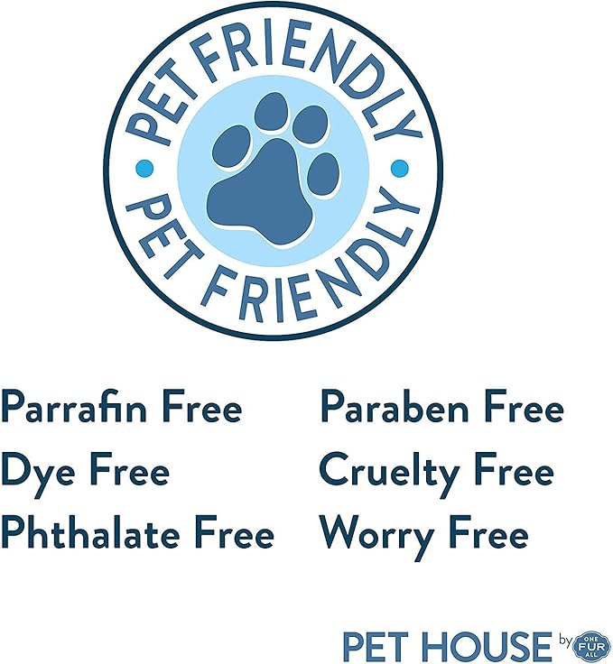 Pet House 9 oz Juicy Melon Scented Pet Odor Candle, Clean Burning, Long Lasting, Plant Based Spring, Summer Scented Soy Candle, 60 Hour Burn Time