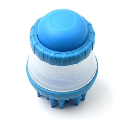 H&H Pets Bath Scrubber with Soap Dispenser - Grooming Massage Brush Kit for Dogs & Cats, Pet Accessories - Silicone Scrubbing Brush