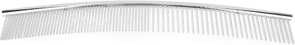 EVTSCAN Pet Grooming Comb Dogs Curved Comb Stainless Steel Pet Grooming Opening Knot Comb Hairs Removal Brush Poodle Grooming Deshedding Tool(1PCS)