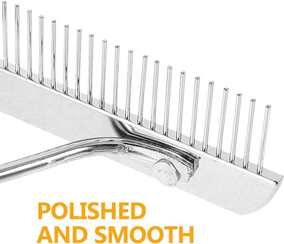 balacoo 2Pcs Horse Nail Rake Comb - Pet Horse Hair Comb, Horse Brush Steel Comb for Hair, Pet Mane Pulling Tool, Pet Horse Hair Brush, Mane Brush Dog Deshedding Brush