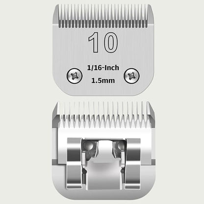 Dog Grooming Clipper Replacement Blades, Compatible with Ainds, Oster A5, Wahl Km10 and Other Series Clippers (10#|1Pack)