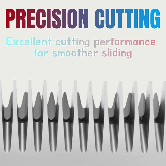 5FW Dog Grooming Clipper Replacement Blades, Compatible with Ainds, Oster A5, Wahl Km10 and Other Series Clippers, Blade Size-5FW Cut Length 1/4"(6.4mm)