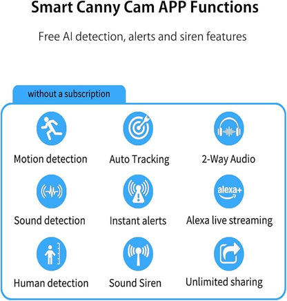 VIMTAG 4K UHD Indoor Camera 5G&2.4G WiFi Cameras for Home Security, 360° Pet/Dog/Cat/Nanny/Baby Monitor with Phone App & Speaker, Motion Tracking, Free AI Detection, Night Vision, SD/Cloud Storage