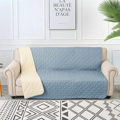 Ameritex Pet Bed Cover Dog Bed Blanket for Sofa and Furniture Waterproof New Pattern Design (68x82 Inch, Light Blue)