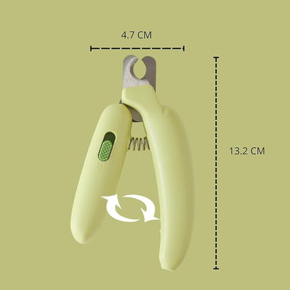 Cat & Dog Pet Nail Clipper - Razor Sharp & Durable Stainless-Steel Blade - Sturdy Non Slip Handles - Professional and Easy at-Home Grooming Tool for All Pets (Green)