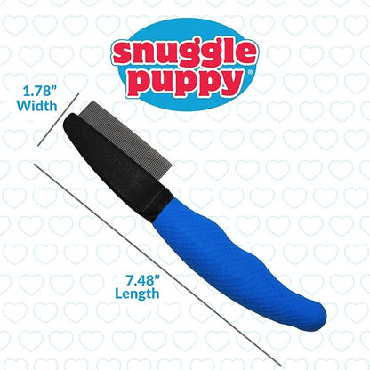 Snuggle Puppy Grooming - Flea Comb for Dogs - Helps Remove Fleas from Pets