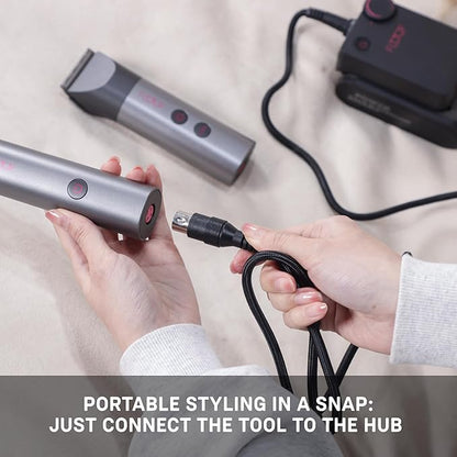 FLOOF Hair Trimmer Grooming Kit, Low Noise Dog Clippers & Nail Grinder, 20V Powershare Freedom, Portable Pet System (Battery & Charger Included)