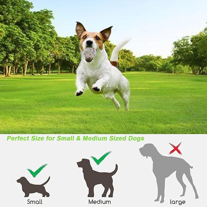 Compact Automatic Ball Launcher for Dogs with Random Mode, 3 Settings to 45FT, Rechargeable Small Dog Ball Thrower with 4 ETPU Tennis Balls for Small Medium Breeds