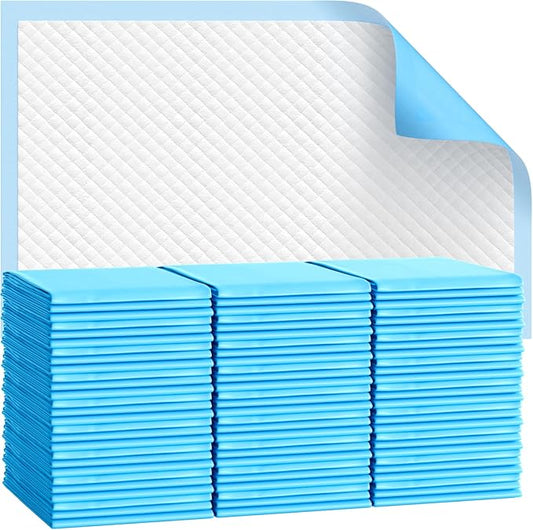 Bed Pads Disposable 30" x 36" [100 Count] Adult Incontinence Underpads, Heavy Duty Absorbent Pee Pad, XL Chucks Leakproof, Extra Large Puppy Training Pad, Waterproof Baby Changing Pad