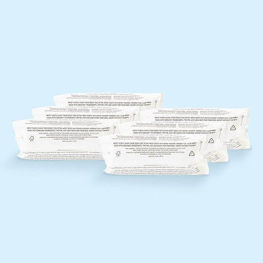 DOG by Dr Lisa - Dog Wipes - Plant-Based, Natural Bathing Wipes for Dogs - Made from 100% Compostable Bamboo - Vet-Created - Vegan, Non-Toxic - 480 Count…
